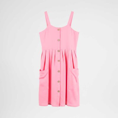 Imagen 2 del producto Vestido Corto Sin Mangas Niña Chess Rosado