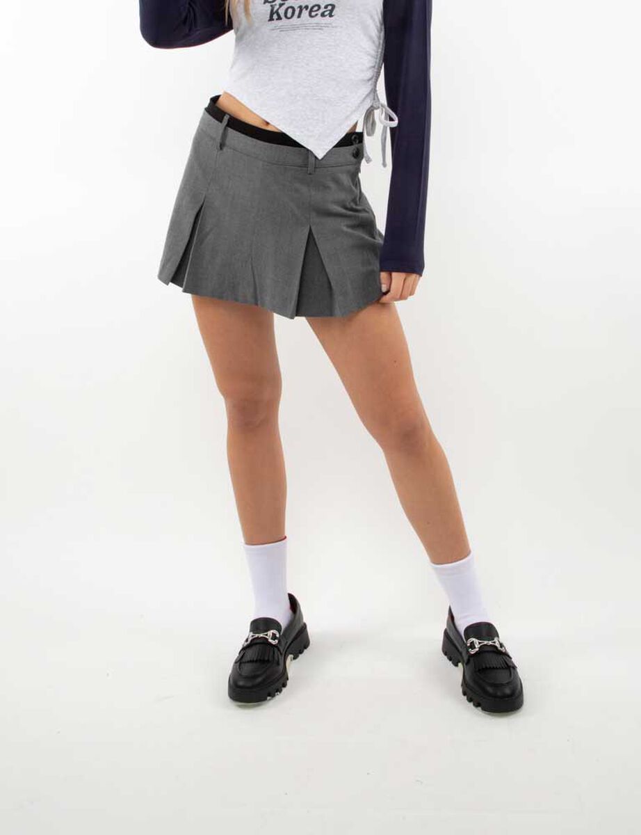 Falda Mini Sastrero Mujer Icono