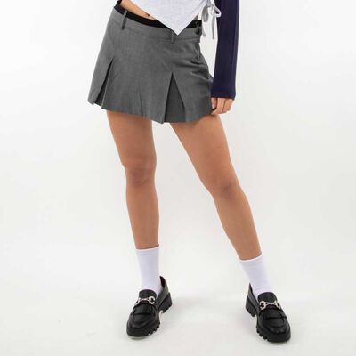 Falda Mini Sastrero Mujer Icono