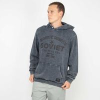 Polerón Hombre Soviet Azul, Negro