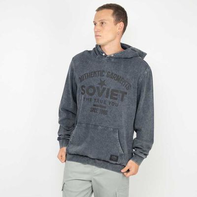 Polerón Hombre Soviet Azul, Negro