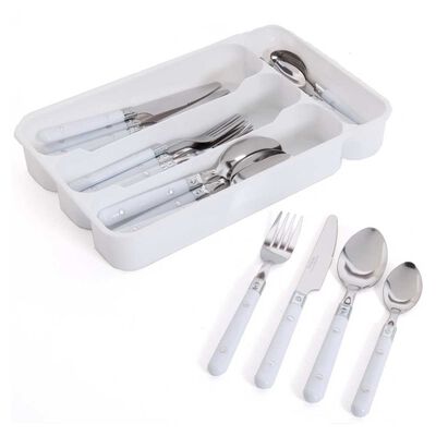 Juego de Cubiertos Acero Inoxidable Gibson Home Casual Living 24 Piezas