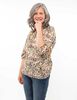 Blusa Estampada Manga 3/4 Mujer Portman Club
