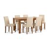 Juego de Comedor CIC Phoenix 6 Sillas Walnut