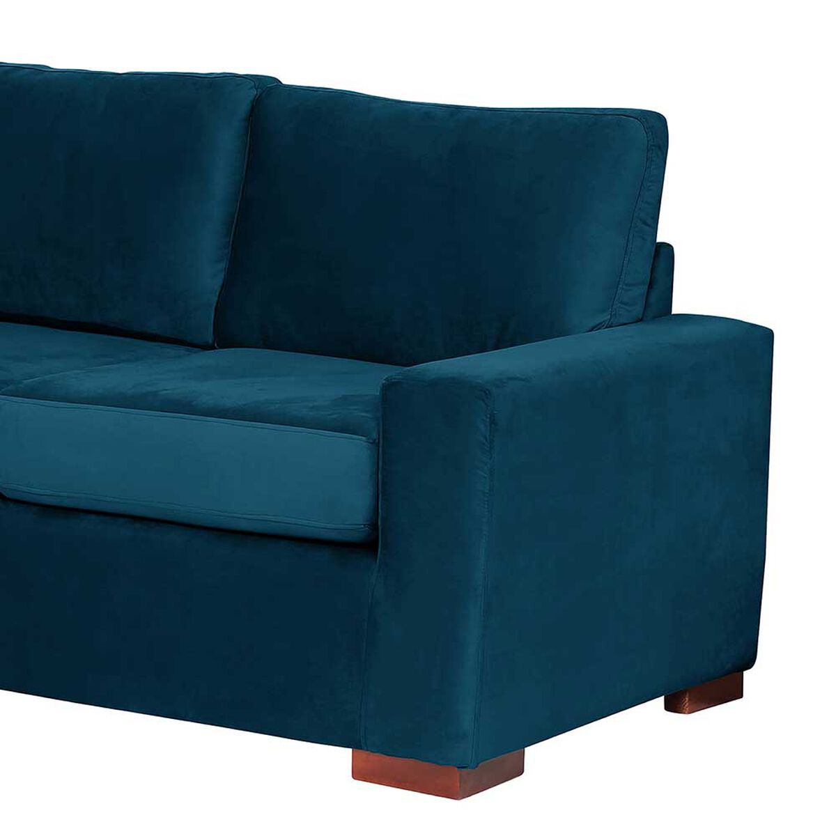 Sof&aacute; Latam Home Livorno 3 Cuerpos Azul Petroleo