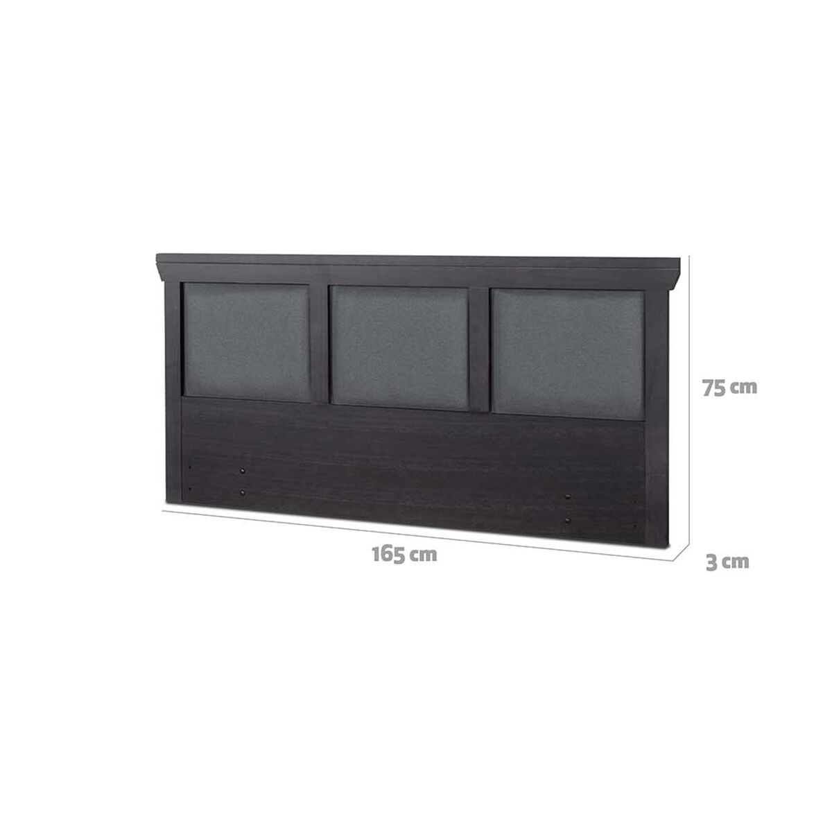 Respaldo CIC 2 Plazas Torino Negro