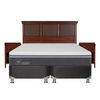 Box Spring CIC Base Dividida 2 Plazas Ortopedic Advance + Respaldo + 2 Veladores New Torino