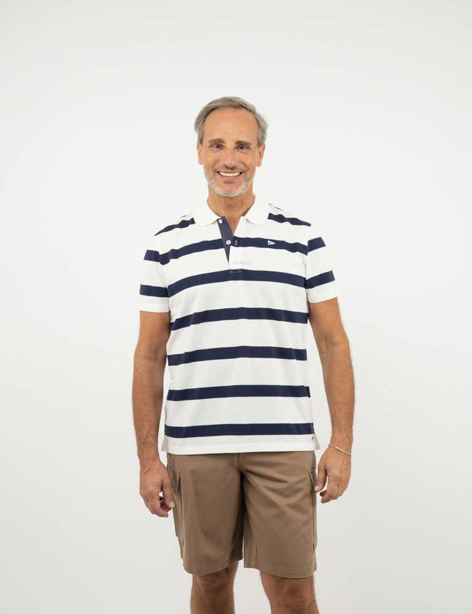 Polera Piqué Manga Corta Hombre Portman Club