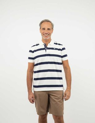 Imagen 1 del producto Polera Piqué Manga Corta Hombre Portman Club Blanco, Gris, Navy, Verde