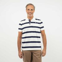 Polera Piqué Manga Corta Hombre Portman Club Blanco, Gris, Navy, Verde