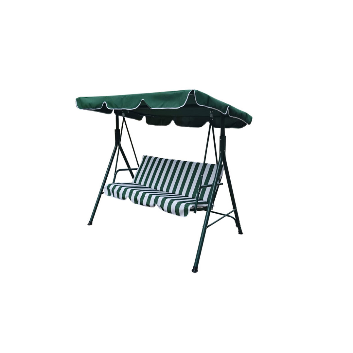 Sill&oacute;n Columpio de Terraza Casanova 3 Cuerpos Verde