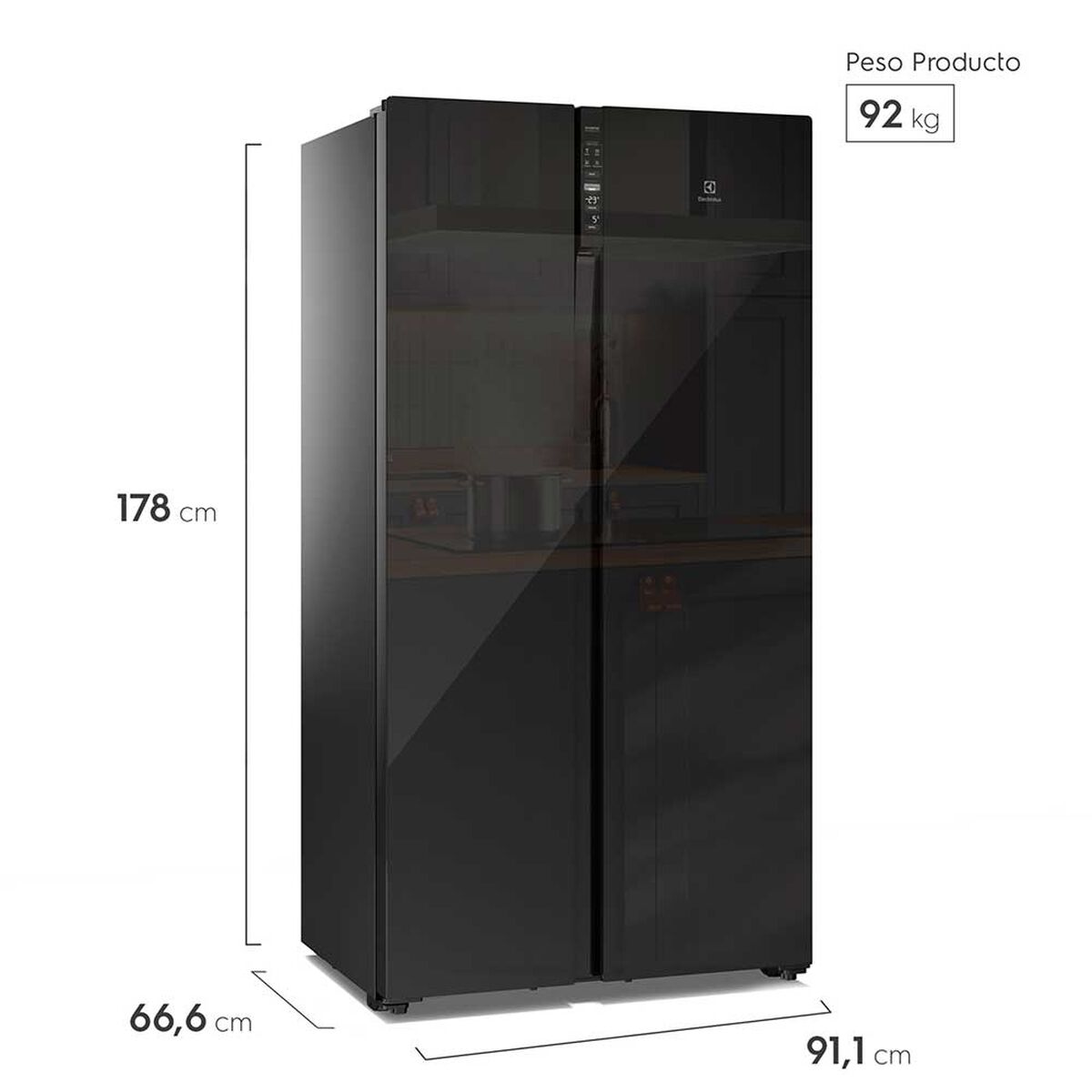Refrigerador Side by Side Electrolux ES5GB 349 lts.