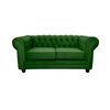 Sofá Barra Design Chesterfield 2 Cuerpos Verde