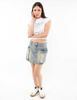 Polera Crop Estampada Manga Corta Mujer Icono
