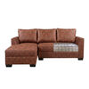 Seccional Izquierdo Muebles MPR Denver 4 Cuerpos Caf&eacute;