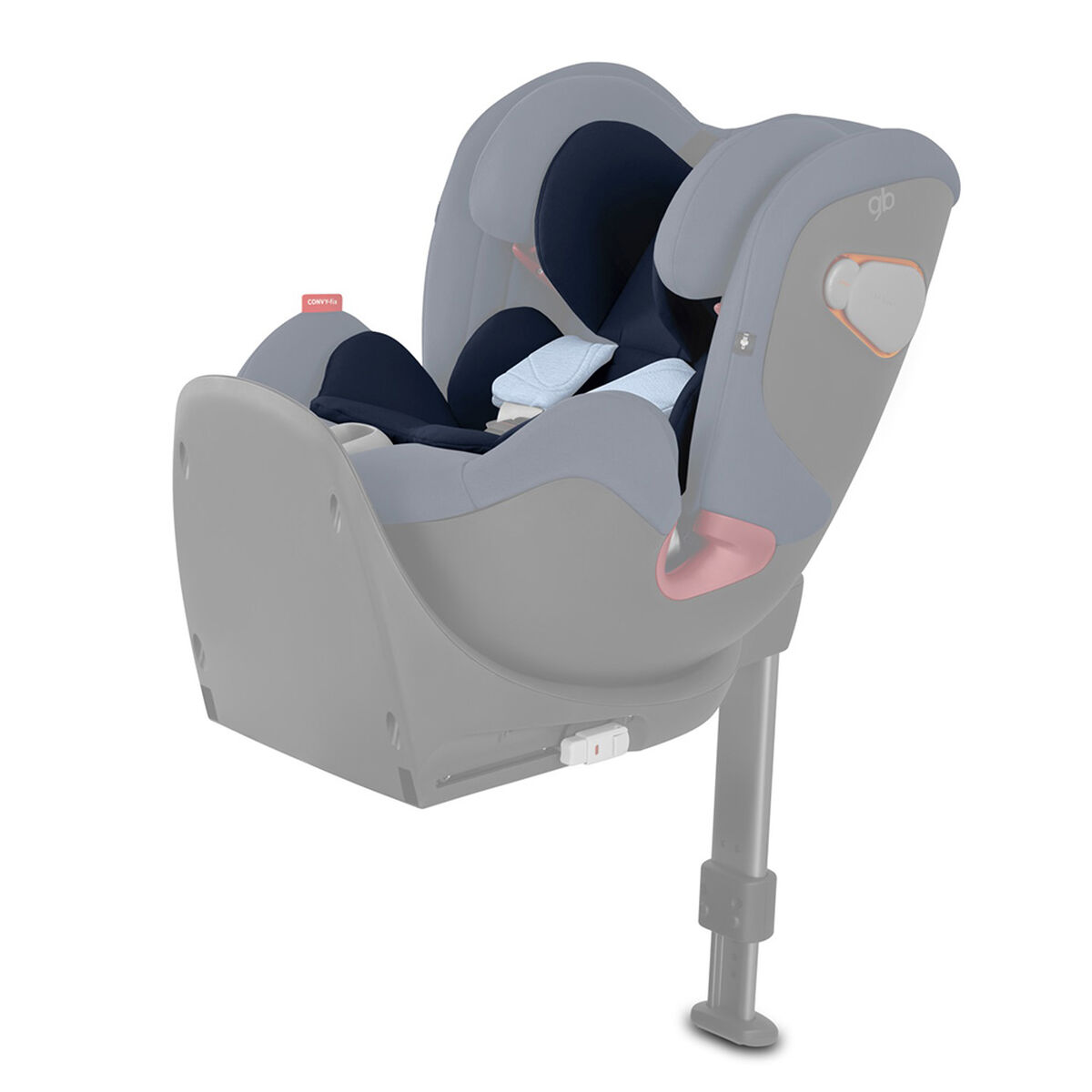 Silla de Auto Convertible Convy Fix London Gris