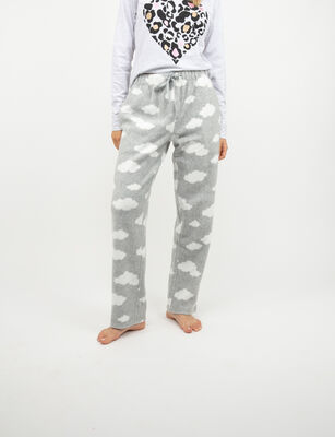 Imagen 1 del producto Pantalón de Pijama Mujer Icono Gris, Negro