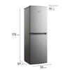 Refrigerador Mademsa MED250 Bottom Freezer 248 lts.