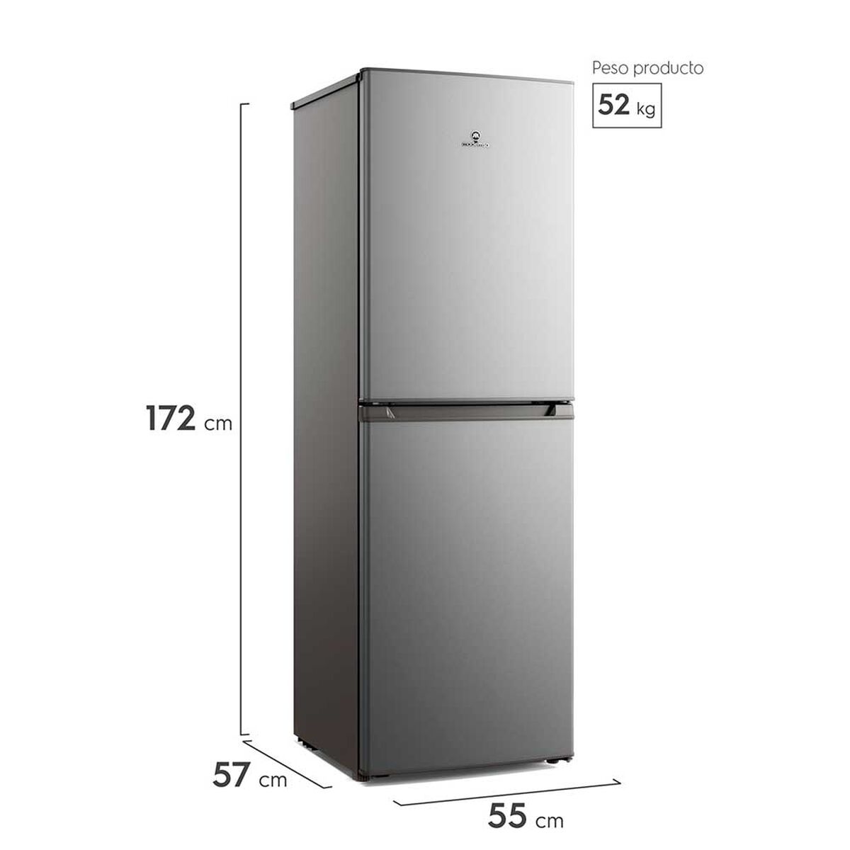 Refrigerador Mademsa MED250 Bottom Freezer 248 lts.