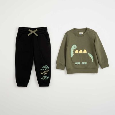 Conjunto Poleron+Buzo Bebo Chess Baby Oliva