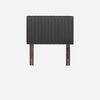 Cama Europea Rosen 1,5 Plazas New Style 4 + Respaldo Grafito