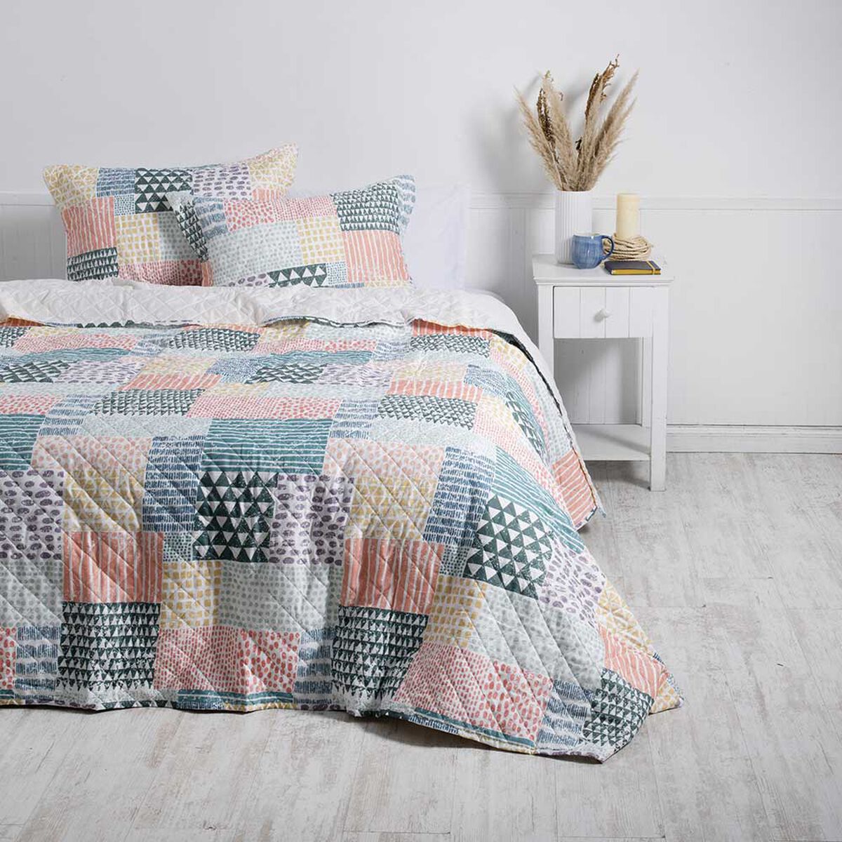 Quilt Mashini 1,5 Plazas Estampado Aries