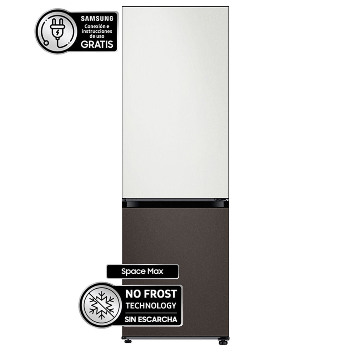 Refrigerador Bottom Freezer Samsung Bespoke 328 lts con Space Max