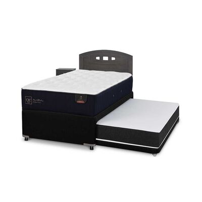 Imagen 2 del producto Cama Nido CIC 1,5 Plazas Premium + Respaldo + Velador Gales