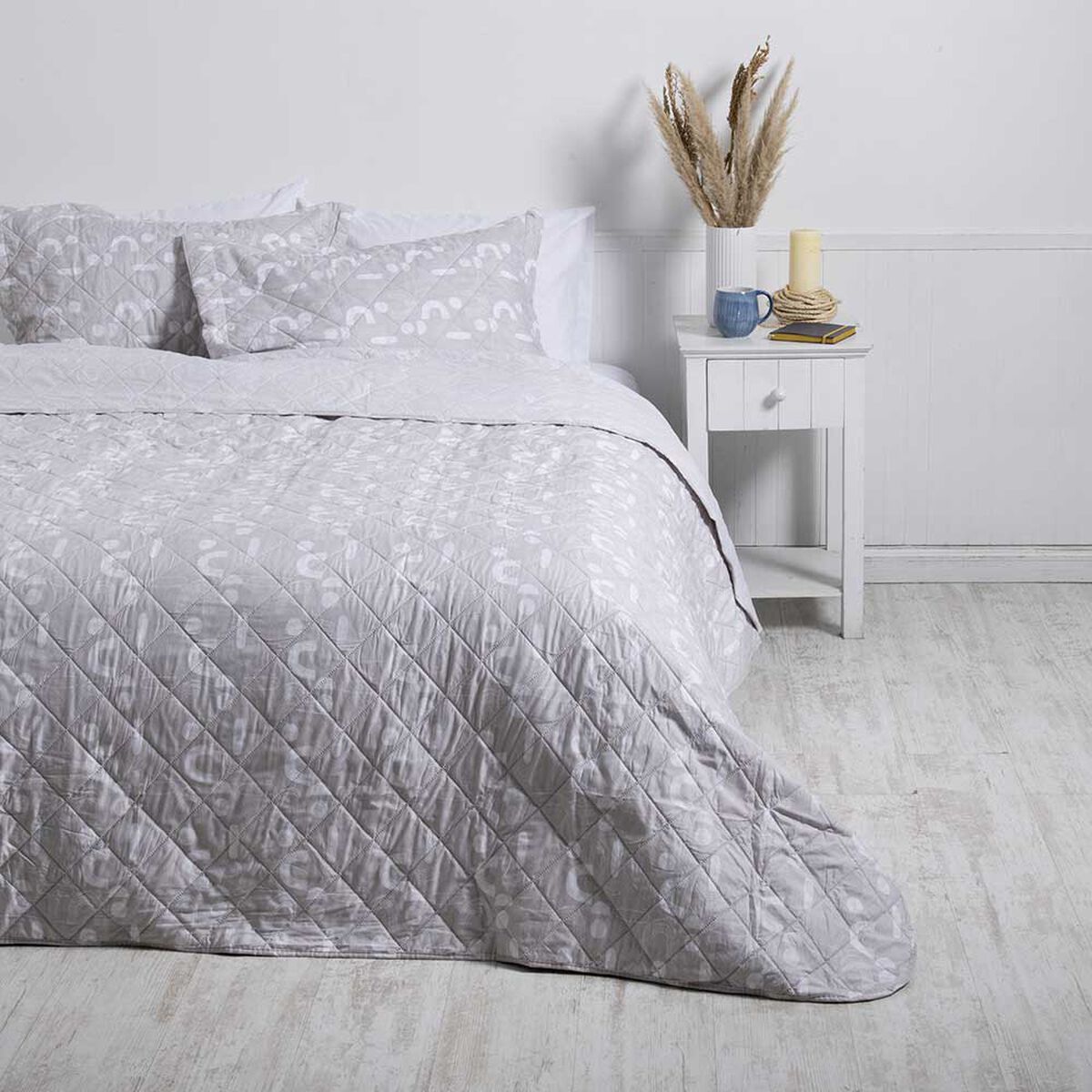 Quilt Mashini 1,5 Plazas Estampado Lilium