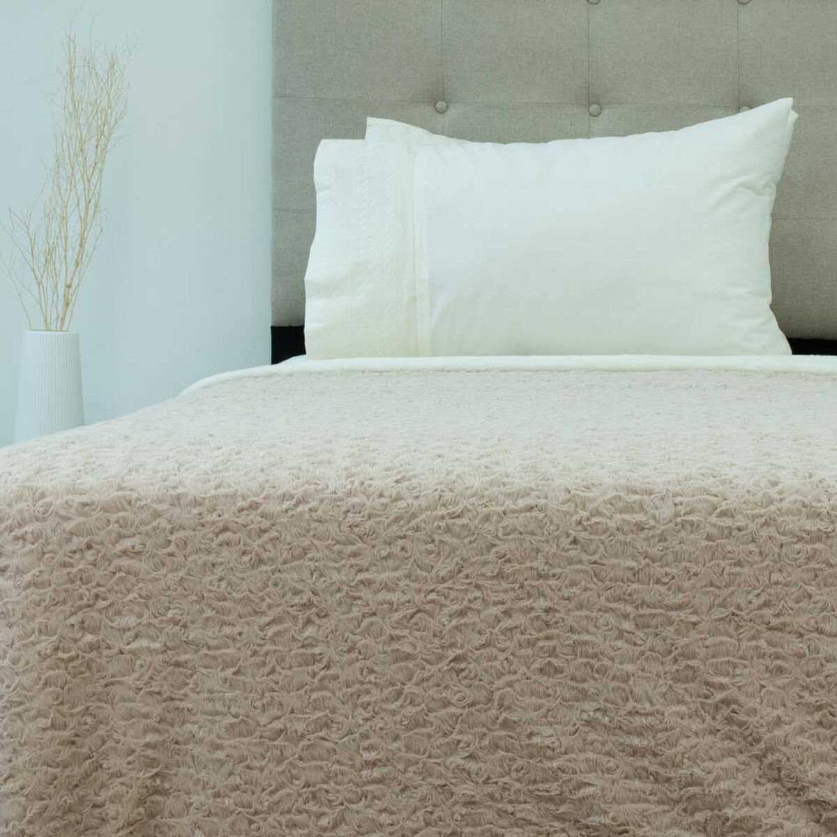 Frazada Doral 1,5 Plazas Plush Sherpa D1