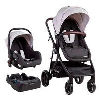 Coche Cuna Travel System Bebe Cosmos con Base Gris Bebesit