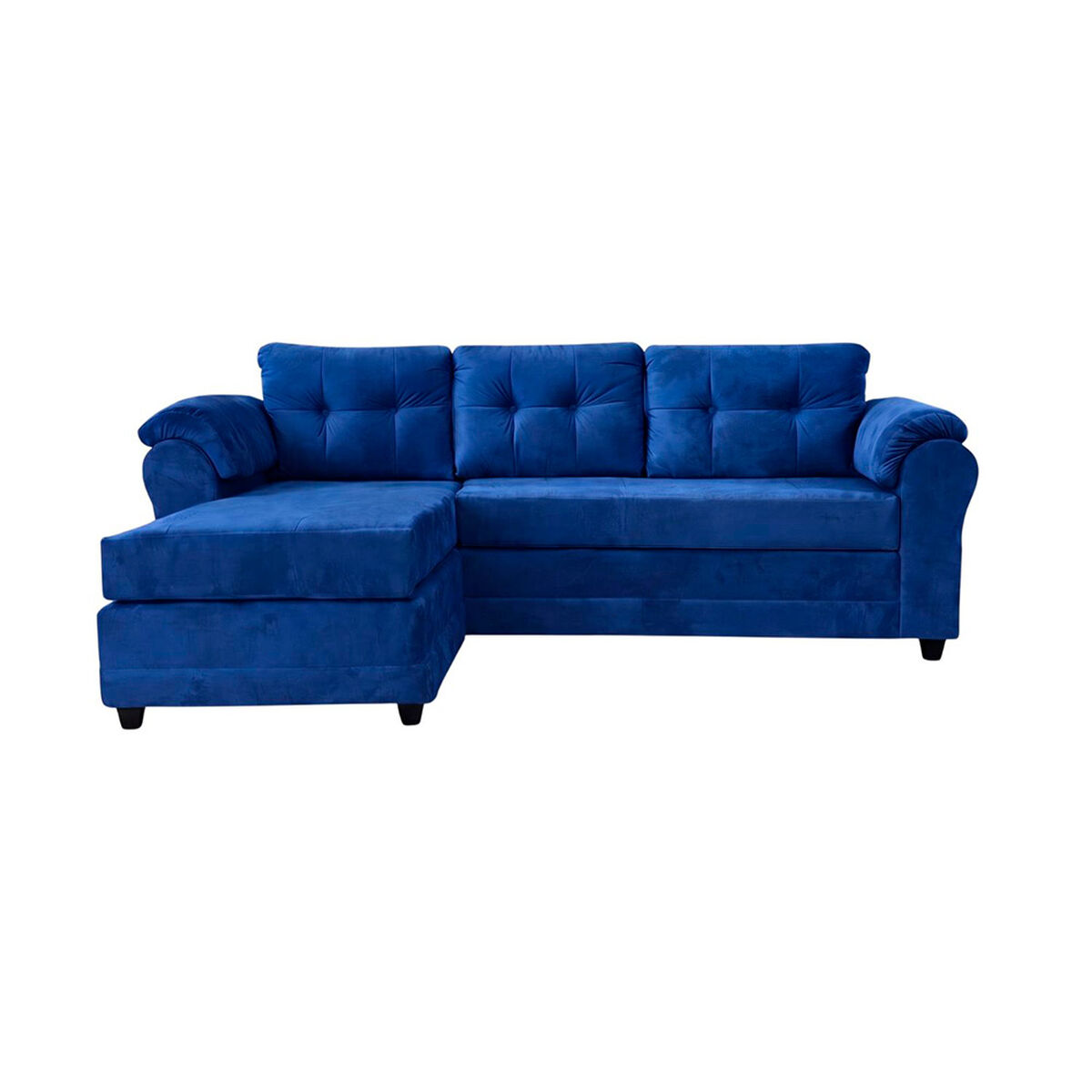 Seccional Muebles MPR Queen 4 Cuerpos Azul