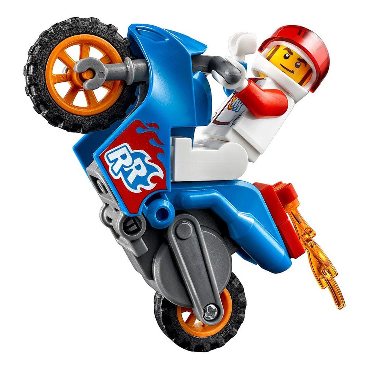 Bloques City Stuntz Moto Acrobática Cohete 14 Piezas Lego