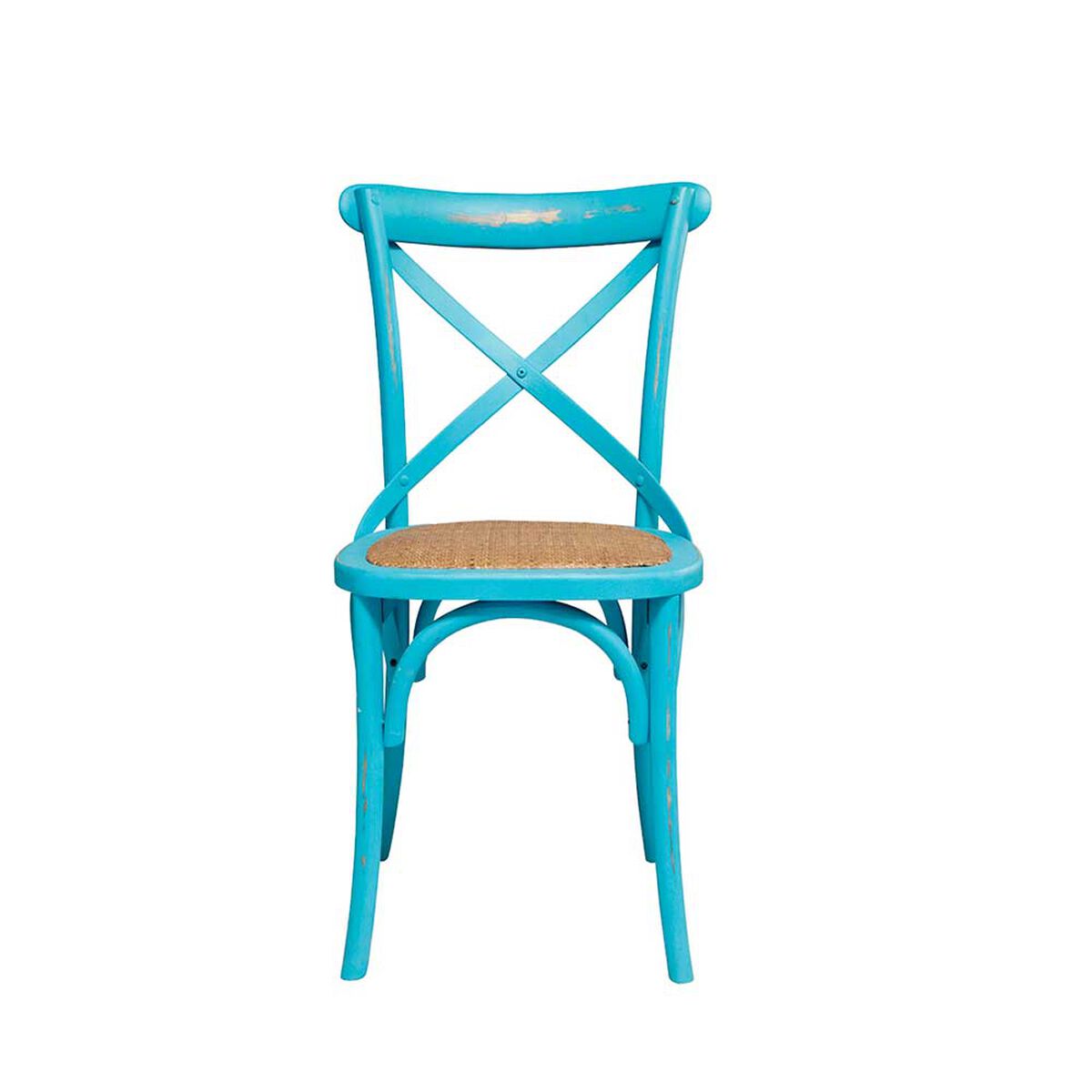 Set 6 Sillas Spazzio Retro Turquesa