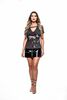 Polera Chocker Mujer Rock Caviar