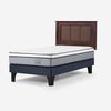 Cama Europea Rosen 1,5 Plazas Pratta + Respaldo Rachel