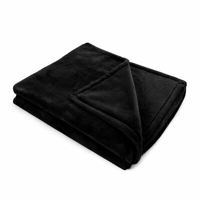 Imagen 2 del producto Frazada Illusions 2 Plazas Flannel Negro