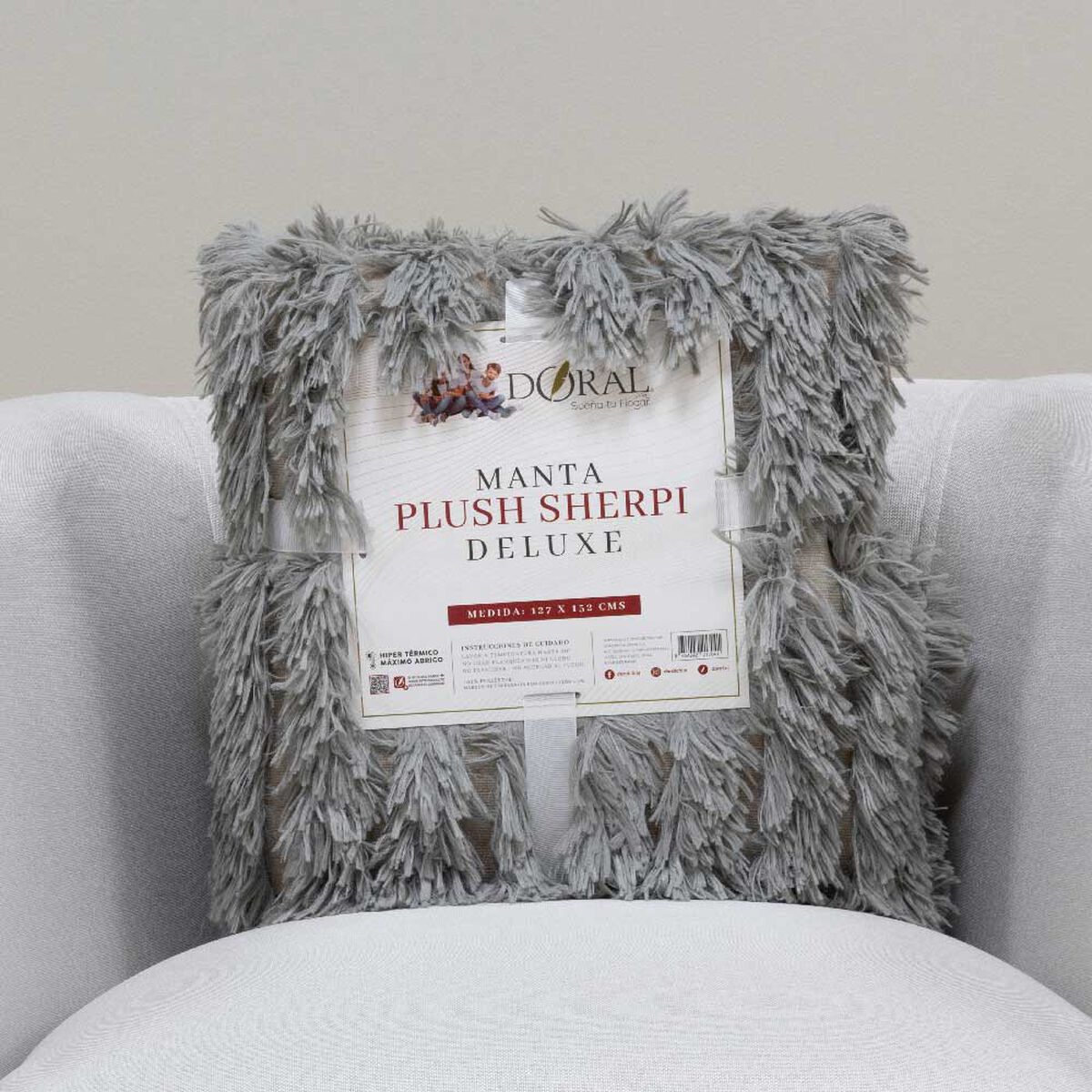 Manta Doral Plush Sherpi 127x152 cm D11