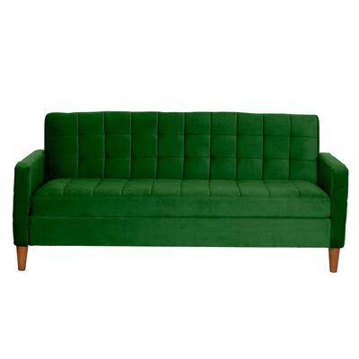 Futón Latam Home Genova Velvet 3 Cuerpos Verde