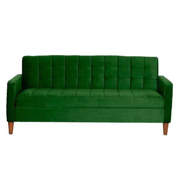 Futón Latam Home Genova Velvet 3 Cuerpos Verde