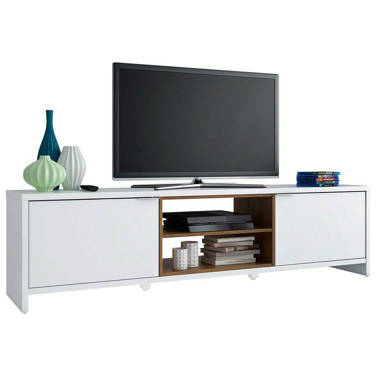 Rack TV Mobilo Metz Blanco Hasta 75"