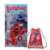 Toalla Playa C/Bolso 70X140 Cm 33X42 Cms Ladybug Ceilings