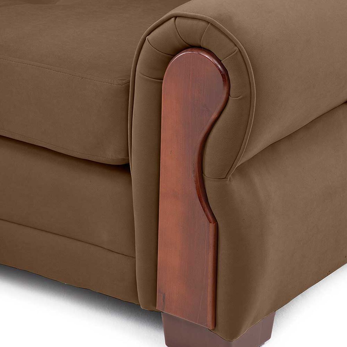 Sof&aacute; Seccional Living Factory Arizona 4 Cuerpos Beige