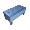 Banqueta Baúl Derecho Muebles HVM Ban Azul Petróleo