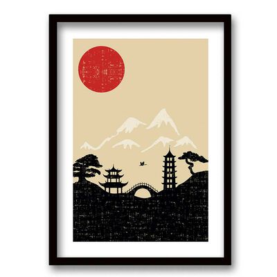 Cuadro Decorativo Retela Japon 40 x 30 cm