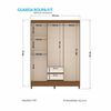 Clóset Casanova Fit 6 Puertas 2 Cajones Jequitiba Blanco