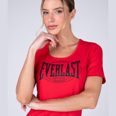 Polera Fitness Manga Corta Mujer Everlast