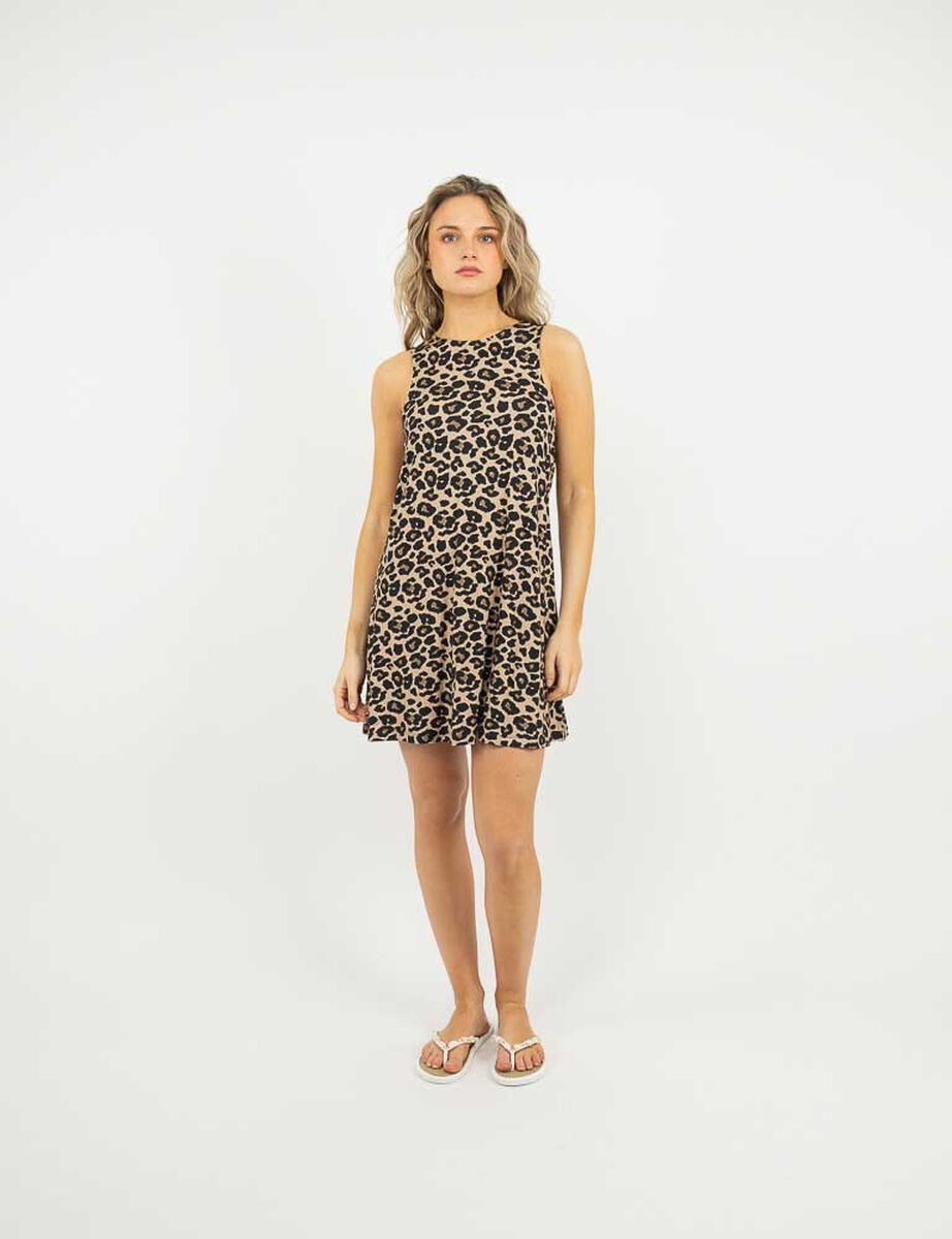 Vestido Corto Sin Mangas Mujer Icono