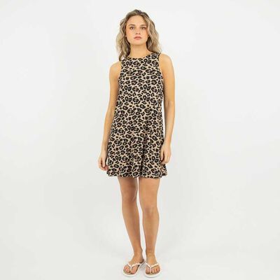 Vestido Corto Sin Mangas Mujer Icono