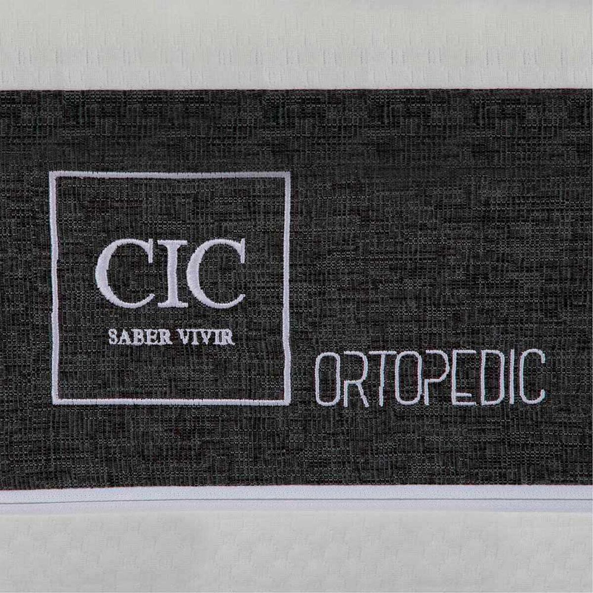Cama Europea CIC Base Dividida King Ortopedic + Respaldo Milan Negro